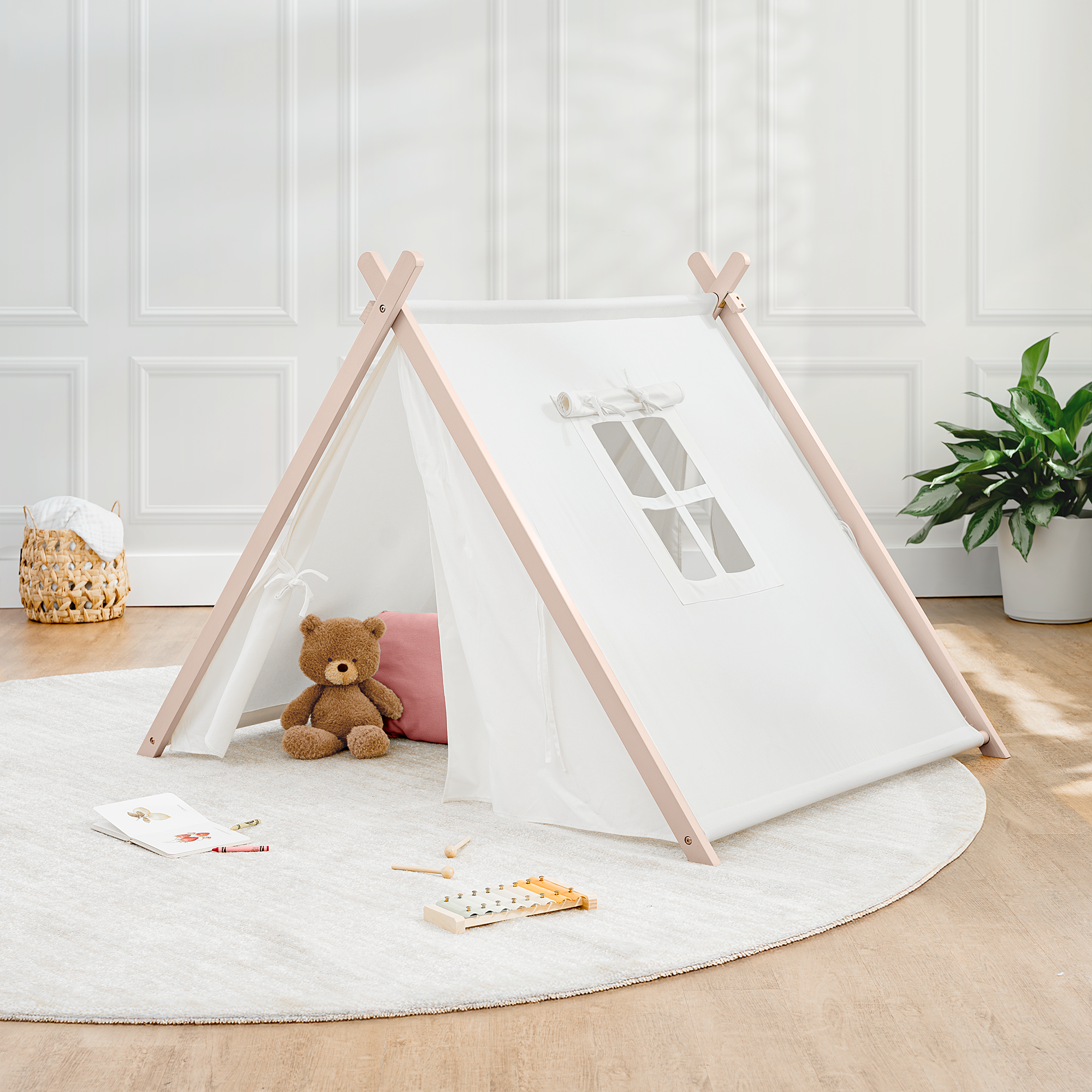 Kids Indoor Play Tent in Blush – Comfy Cubs