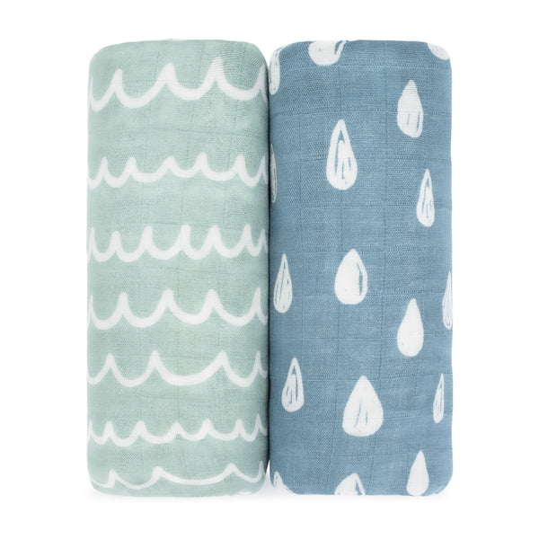 Cloud island muslin online blankets