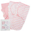 Baby Swaddle Blankets 3 Pack - Pink