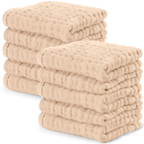 Muslin Washcloths in Cream