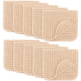Muslin Burp Cloths in Cream