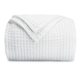 Couvertures gaufrées pour adultes de Comfy Cubs en blanc