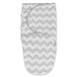 Easy Swaddle Blankets by Comfy Cubs - Gray Chevron, Pack of 1