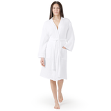 Muslin Bathrobe, White by Comfy Cubs