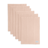 Cotton Burp Cloths  in Blush