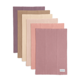 Cotton Burp Cloths in Multi-Girl