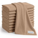 Cotton Burp Cloths in Cedar