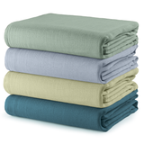 Muslin Swaddle Blankets in Sage, Pacific Blue, Fern, Neptune, 4 Pack