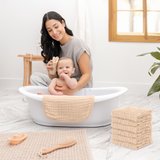 Muslin Washcloths in Cream