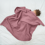 Couvertures gaufrées pour bébé de Comfy Cubs en mauve