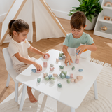 Stacking Blocks for Toddlers by Comfy Cubs, Neutral Pack