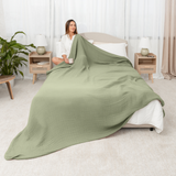 Adult Muslin Blanket by Comfy Cubs in Sage