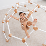 Wooden Climber for Kids by Comfy Cubs (White)