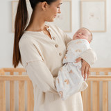 Easy Swaddle Blankets in Rainbow Bohemian, Pack of 3