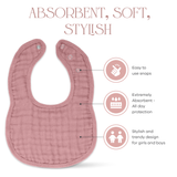 Muslin Bibs by Comfy Cubs - Mauve