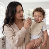 Bavoirs en mousseline de Comfy Cubs - Sable 