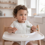 Muslin Bibs in White