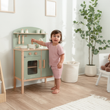 Comfy Cubs Wooden Kids Kitchen Playset, Sage