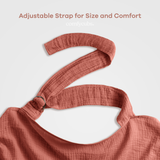 Muslin Nursing Cover, Pack of 1 in Dusty Rose