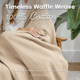 Adult Waffle Blankets by Comfy Cubs in Sand