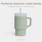 Silicone Sippy Cup Tumbler in Sage