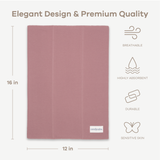 Cotton Burp Cloths in Multi-Girl