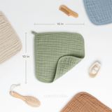 Débarbouillettes en mousseline de Comfy Cubs - Multicolore