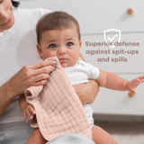 Muslin Burp Cloths by Comfy Cubs - Blush