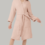 Muslin Bathrobe, Blush by Comfy Cubs