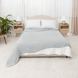 Adult Muslin Blanket in Heather Blue