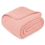 Couverture en mousseline pour adulte de Comfy Cubs en rose dentelle