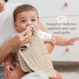 Muslin Burp Cloths by Comfy Cubs - Sand