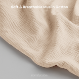 Muslin Nursing Cover by Comfy Cubs - Sand