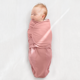 Couvertures d'emmaillotage faciles par Comfy Cubs - Blush, Mauve, Mûre, Lot de 3