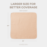 Baby Muslin Blanket in Cream