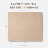 Adult Waffle Blankets in Blush