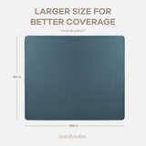 Adult Muslin Blanket in Neptune