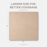 Adult Waffle Blankets in Blush