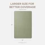 Adult Muslin Blanket in Sage