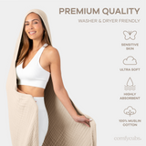 Adult Muslin Hooded Towel