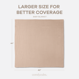 Baby Waffle Blankets in Blush