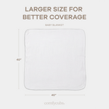 Baby Muslin Blanket in White