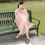 Muslin Nursing Cover, Pack of 2 in Flower Pattern and Blush