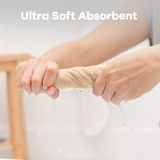 Muslin Washcloths in Cream