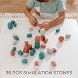 Stacking Blocks for Toddlers by Comfy Cubs, Dino Pack