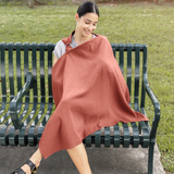 Muslin Nursing Cover, Pack of 1 in Dusty Rose