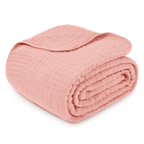 Couverture en mousseline pour adulte de Comfy Cubs en rose dentelle