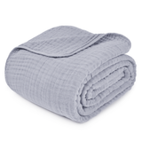 Adult Muslin Blanket by Comfy Cubs in Slate Grey