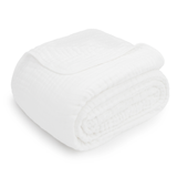 Adult Muslin Blanket by Comfy Cubs in White