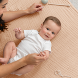 Baby Muslin Blanket in Cream